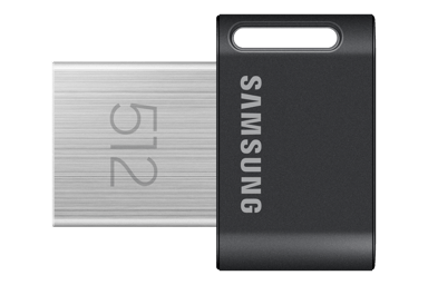 Samsung FIT Plus 512GB USB-A Harmaa, Hopea