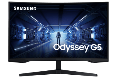 Samsung G5 G55T computer monitor 81,3 cm (32") 2560 x 1440 Pixels Quad HD LED Zwart 32" 2560 × 1440pixels VA 16:9 144Hz