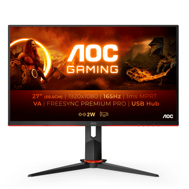 AOC 27G2SU/BK 27" 1920 × 1080pixels VA 16:9 165Hz
