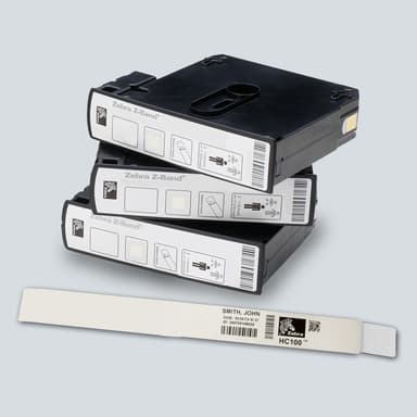 Zebra Etiketter Z-Band Direct DT Wristband Polypropylene  25x279mm 6-Pack 