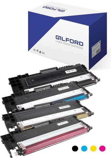Gilford DT-PH2073# värikasetti 1 kpl Yhteensopiva musta, Syaani, Magenta, Keltainen 