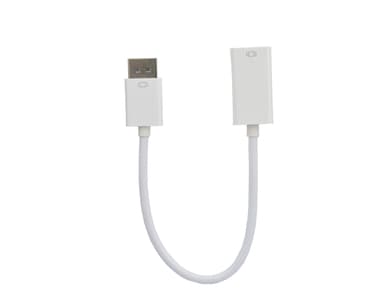 Prokord Adapter Displayport - HDMI 0.2m White 0.2m HDMI DisplayPort