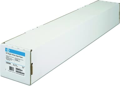 HP Papier Bright White 24" Rollen 45m 90G, Inkt 