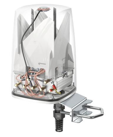 QuWireless AX50S verkkoantenni Ympyräsäteilyantenni PoE/LAN 4,5 dBi 