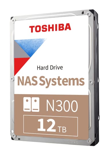 Toshiba N300 12TB Bulk 3.5" 7200r/min SATA 6.0 Gbit/s HDD