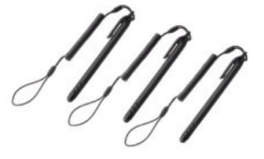 Zebra Stylus Pen 3-Pack - TC7X Musta