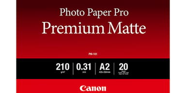 Canon Papper Photo Pro Premium PM-101 A2 210g 20 Ark 