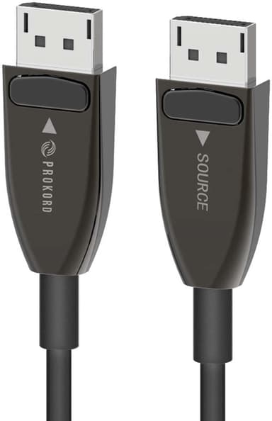 Prokord DP Active Optical Cable (AOC) 8K 10m DisplayPort DisplayPort Noir, Svart