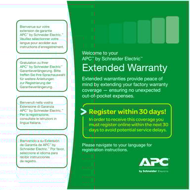 APC Extended Warranty Service Pack 