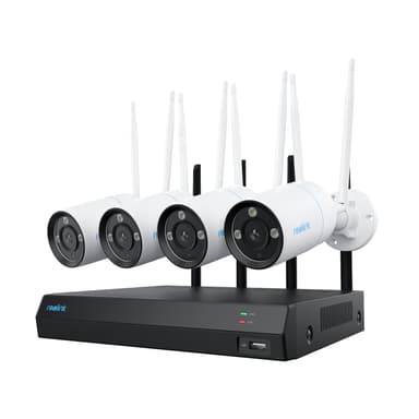 Reolink RLK12-800wb4 Sikkerhedssystem 12-kanals 4K NRV + 4x 4K-kamera 