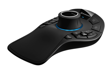 3DConnexion SpaceMouse Pro Wireless – BLUETOOTH muis Kantoor 6DoF Bluetooth Zwart