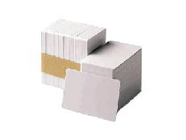 Zebra Plastic Card White 30 Mil - 500pcs 
