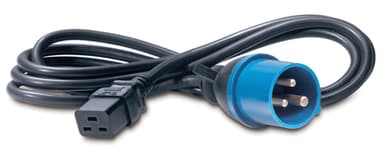 APC Strömkabel 2.5m IEC 309 C19 coupler Svart