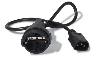 APC Virtajohto 0.6m C14 liitin CEE7/7 Musta