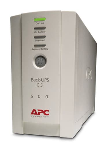 Apc Back-UPS BK500EI - 500VA, 4x C13 uitgang, USB 