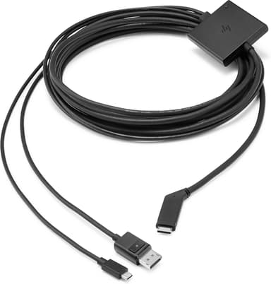 HP Vr Headset Cable For Reverb G2 6m 6m USB B USB A/Micro-USB B Zwart