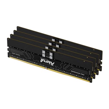 Kingston Technology FURY Renegade Pro RAM-minnen 128 GB 4 x 32 GB DDR5 5600 MHz ECC 128GB 5600MHz DDR5 288-pin DIMM