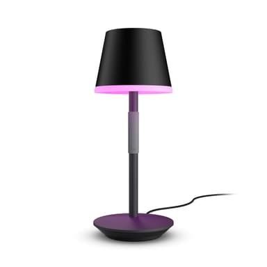 Philips Hue Go Portable Table Lamp White/Colour Ambiance - Black/Grey 