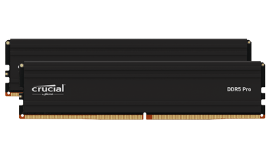 Crucial Pro 64gb (2x32gb) Ddr5-5600 Cl46 Udimm 64GB 5600MHz DDR5 288-pin DIMM