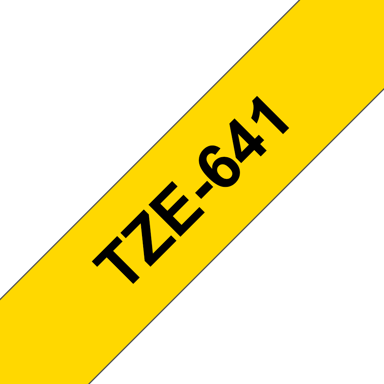 Brother Tape 18mm TZe-641 Musta/Keltainen 