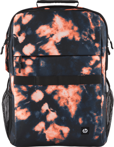HP Campus XL Backpack, tie-dye 16.1" Zwart