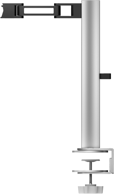 Hp 762U0AA flat panel bureau steun 80 cm (31.5") Zwart, Zilver 