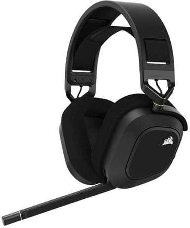 Corsair HS80 RGB Headset Trådlös Huvudband Spela Svart Svart