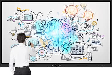 Voxicon Digital Whiteboard 65" 350cd/m² W65U4PAP UHD 3840 x 2160 Zwart
