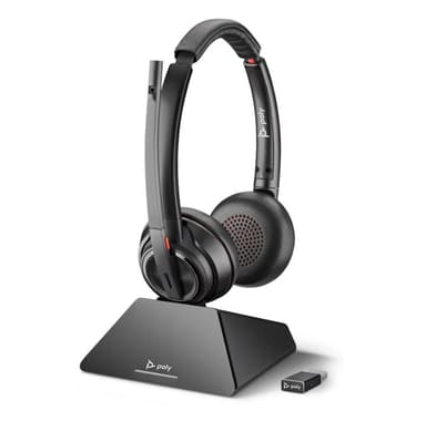 HP Poly Savi 8220 DECT Stereo Microsoft Teams Svart