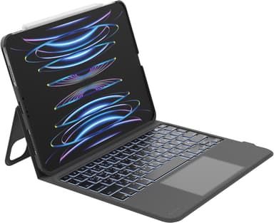 Belkin Cradle Keyboard Folio iPad Air 10.9" 4th gen, iPad Air 10.9" 5th gen, iPad Air 11" (M2), iPad Air 11" (M3), iPad Air 11" (M4) Pohjoismainen Musta