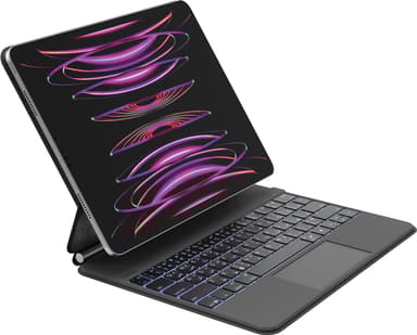 Belkin Magnetic Keyboard Folio iPad Air 13" (2024) iPad Pro 12.9" 3rd gen iPad Pro 12.9" 4th gen iPad Pro 12.9" 5th gen iPad Pro 12.9" 6th gen Nordisk Sort