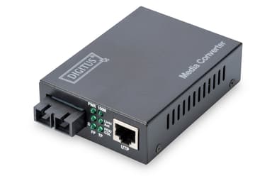 Digitus DN-82021-1 nettverksmediakonverterer Intern 1310 nm Enkeltmodus Sort 