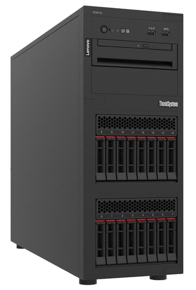 Lenovo ThinkSystem ST250 V2 palvelin 0 GB Tower Intel Xeon E E-2378 2,6 GHz 32 GB DDR4-SDRAM 750 W 