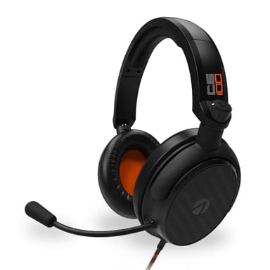 Stealth C6-100 Gaming Headset Sort, Oransje
