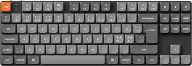 Keychron K1 Max - Low profile Gateron Brown Ledning & Trådløs Gateron Low Profile 2.0 Brown Nordisk