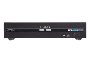 Aten 2-Port USB Displayport Dual Display KVM Switch Med CAC 