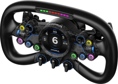 Moza Racing Vision GS Steering Wheel Musta