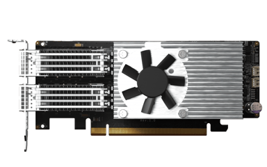 QNAP Network Expansion Card 2x100GE QSFP28 With Intel E810 