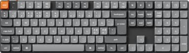 Keychron K5 Max - Low profile Gateron Brown Kablet og trådløst Gateron Low Profile 2.0 Brown Nordique, Nordisk