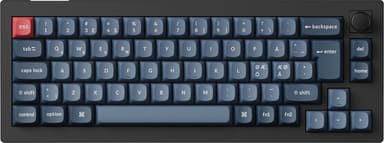 Keychron V2 Max - Gateron Jupiter Red Kablet og trådløst Gateron Jupiter Red Nordisk