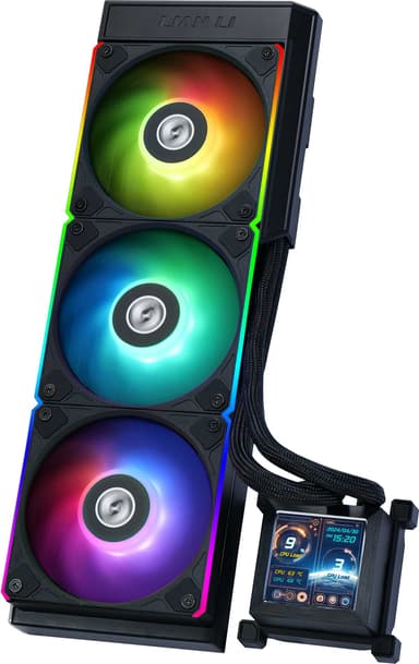 Lian-Li Hydroshift LCD 360R AiO -nesteenjäähdytin Musta