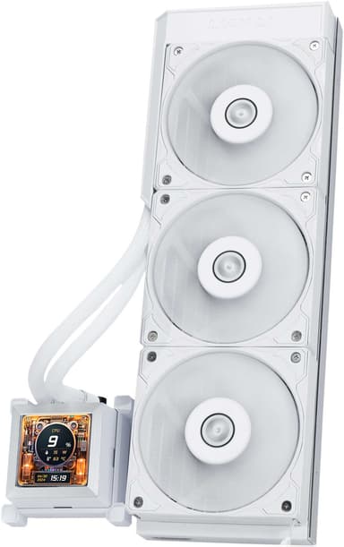 Lian-Li Hydroshift LCD 360S AiO væskekøler Hvid