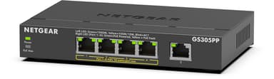 Netgear GS305PPV3 5-Port Gigabit Ethernet Unmanaged PoE+ 83W 