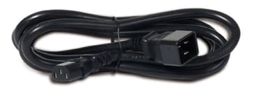 APC C13/C20 2m Black C20 coupler C13 coupler 2m C20 C13 Sort