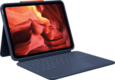 Logitech Rugged Combo 4 Touch iPad 10th gen iPad 11th gen Nordisk Blå