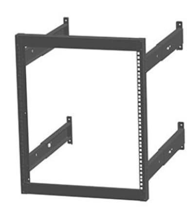 Direktronik Open Frame Vägg Rack 19" 12U Black