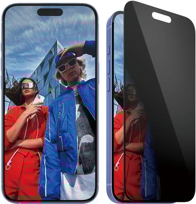 Panzerglass Ultra-Wide Fit Privacy skärmskydd iPhone 15 Plus, iPhone 16 Plus