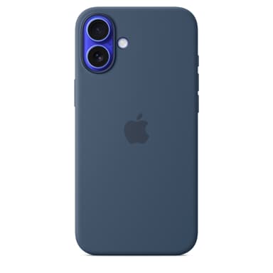 Apple Silicone Case Magsafe iPhone 16 Plus Mørkeblå