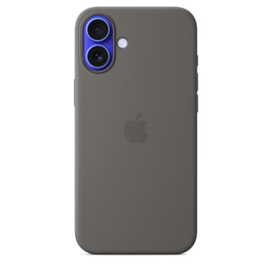Apple Silicone Case Magsafe iPhone 16 Plus Harmaa