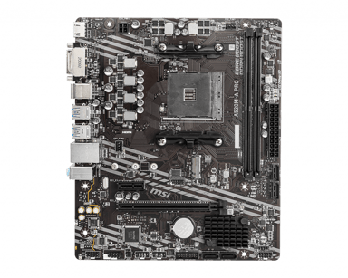MSI A520M-A Pro Socket AM4 mikro ATX Emolevyt